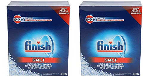 Finish Dishwasher Salt 3kg (2 Boxes)